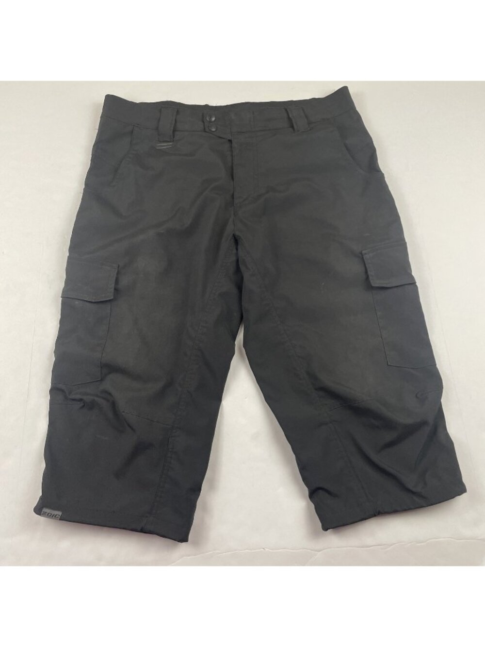 ZOIC Reign Bike Knickers Cycling Shorts Men’s M MTB Cargo Black Drawstrings